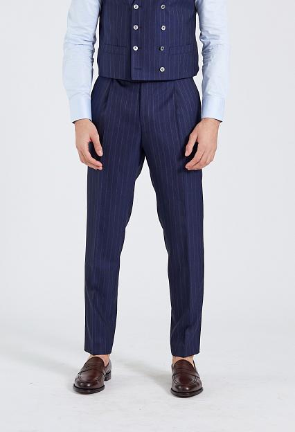 Onesto Prato Navy Pinstripe